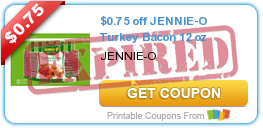 $0.75 off JENNIE-O Turkey Bacon 12 oz