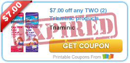 $7.00 off any TWO (2) Triaminic products
