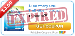 $3.00 off any ONE TruBiotics™ product