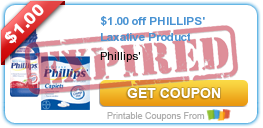 $1.00 off PHILLIPS' Laxative Product