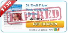 $1.50 off Triple Paste medicated ointment