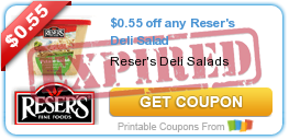 $0.55 off any Reser's Deli Salad