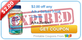 $2.00 off any Alka-Seltzer Fruit Chews