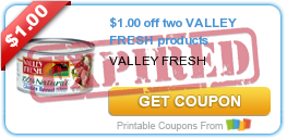 $1.00 off two VALLEY FRESH products