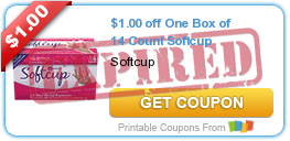 $1.00 off One Box of 14 Count Softcup