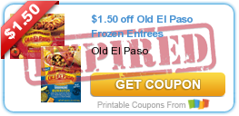 $1.50 off Old El Paso Frozen Entrees