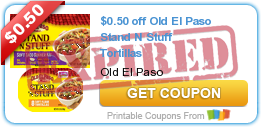 $0.50 off Old El Paso Stand N Stuff Tortillas