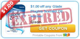 $1.00 off any Glade PlugIns Scented Oil warmer