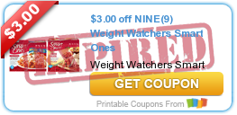 $3.00 off NINE(9) Weight Watchers Smart Ones