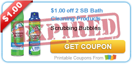 $1.00 off 2 SB Bath Cleaning Products