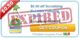 $0.50 off Scrubbing Bubbles Foaming Cleaner