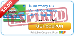 $0.50 off any SB Vanish Continuous Clean Drop-Ins