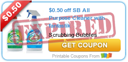 $0.50 off SB All Purpose Cleaner with fantastik