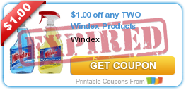 $1.00 off any TWO Windex Products