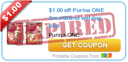 $1.00 off Purina ONE SmartBlend wet dog food