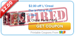 $2.00 off L'Oreal Paris Feria Hair Color