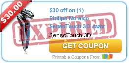 $30 off on (1) Philips Norelco SensoTouch 3D razor