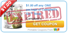 $1.00 off any ONE package of Campbell's Go™ Soup