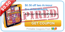 $0.50 off two Armour BreakfastMakers