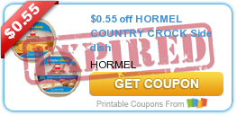 $0.55 off HORMEL COUNTRY CROCK Side dish