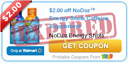 $2.00 off NoDoz™ Energy Shots Caffeine Supplement