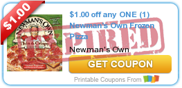 $1.00 off any ONE (1) Newman's Own Frozen Pizza