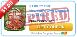 $1.00 off ONE Newman's Own Complete Skillet Meal