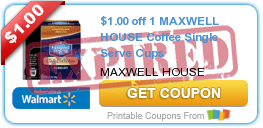 $1.00 off 1 MAXWELL HOUSE Coffee Single Serve Cups