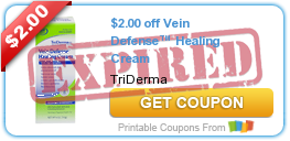 $2.00 off Vein Defense™ Healing Cream