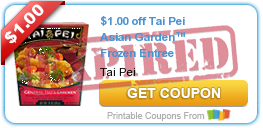 $1.00 off Tai Pei Asian Garden™ Frozen Entree