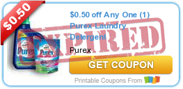 $0.50 off Any One (1) Purex Laundry Detergent