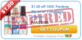 $1.00 off ONE Pantene Styler or Treatment product