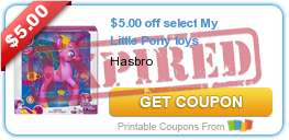 $5.00 off select My Little Pony toys