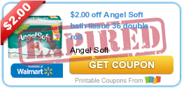 $2.00 off Angel Soft bath tissue 36 double roll