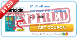 $1.00 off any Coricidin HBP product