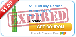 $1.00 off any Garnier Fructis Styling Product