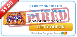 $1.00 off SNICKERS Peanut Butter Squared Minis