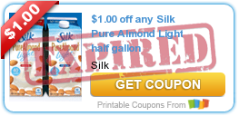 $1.00 off any Silk Pure Almond Light half gallon