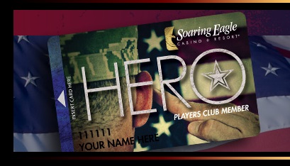 soaring eagle casino hero card benefits