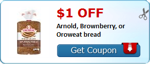 $1.00 off Arnold, Brownberry, or Oroweat bread