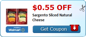 $0.55 off Sargento Sliced Natural Cheese