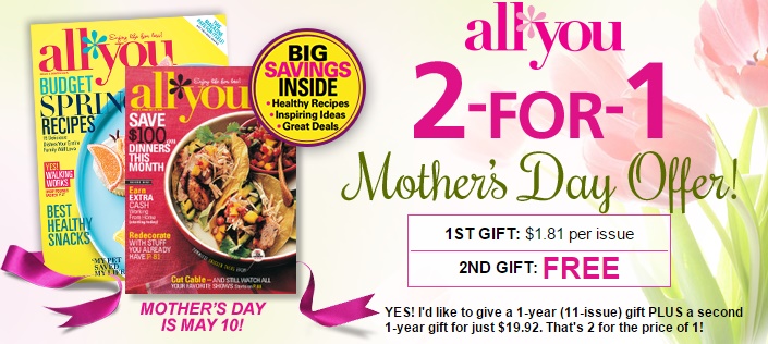 all_you_magazine_mothers_day_sale