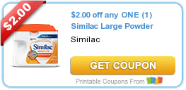 $2.00 off any ONE (1) Similac Large Powder