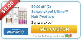 $5.00 off (2) Schwarzkopf Ultime™ Hair Products